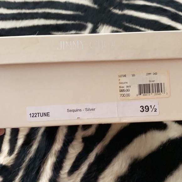 Jimmy Choo classic edition shoes Sequins/Silver black limited edition elegant - Picture 10 of 15